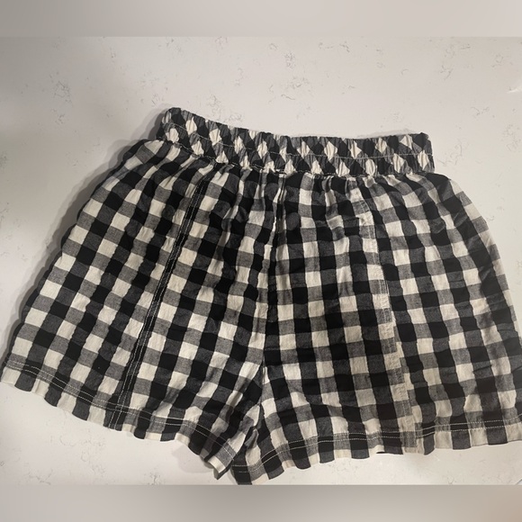 Free People High Waist Black and White Shorts - Picture 5 of 11